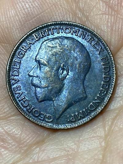 2026年第三十一场(总第二百场)英国一线回流散币新春特拍第三场(免佣金) 透打–英国🇬🇧1916年1法新(乔治五世第一版)