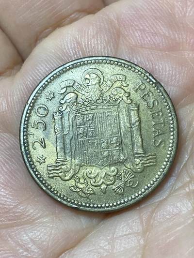 2026年第三十一场(总第二百场)英国一线回流散币新春特拍第三场(免佣金) - 少见–西班牙🇪🇸1953(54)年2.5比塞塔(弗朗哥执政时期)