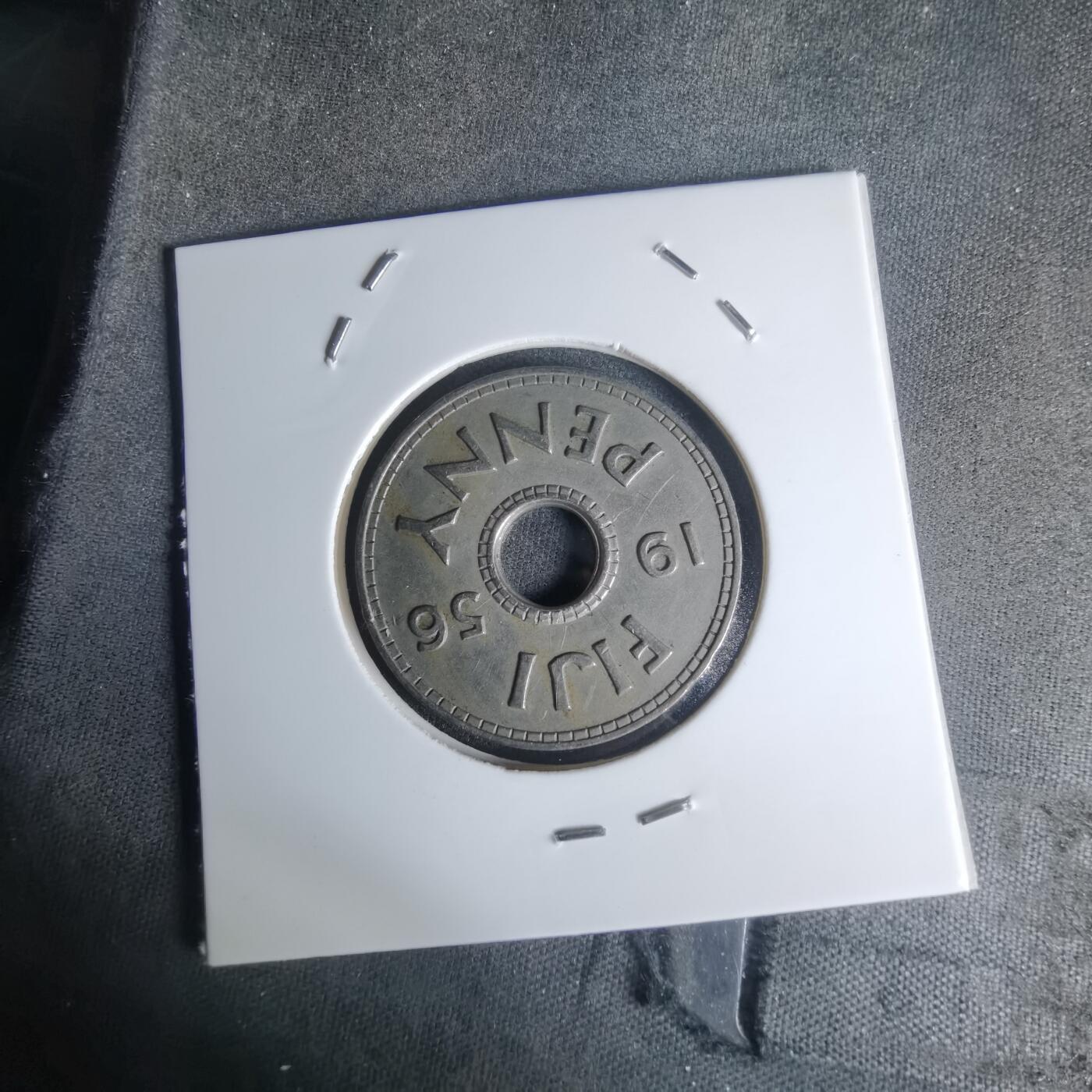 沼泽如烟--第1003场 斐济1956年1便士