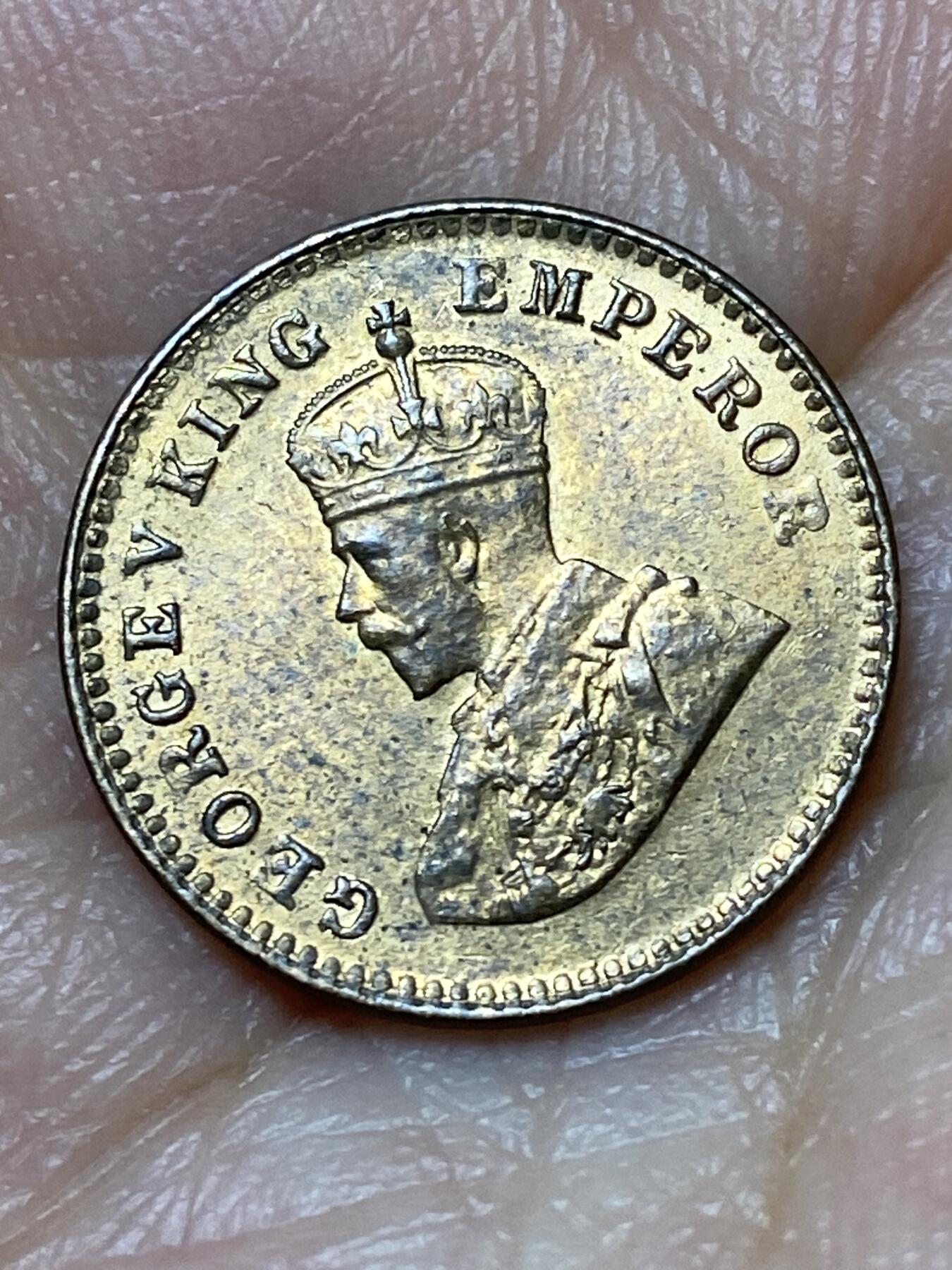 2026年第三十一场(总第二百场)英国一线回流散币新春特拍第三场(免佣金) 原光好品–英属印度1920年1/12安娜(乔治五世时期，c版加尔各答造)