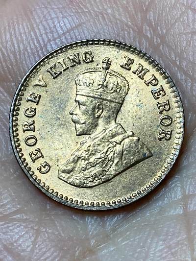 2026年第三十一场(总第二百场)英国一线回流散币新春特拍第三场(免佣金) 原光好品–英属印度1920年1/12安娜(乔治五世时期，c版加尔各答造)