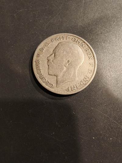 老王徽章第184期 - 英国1920年1弗洛林银币    500银    11g