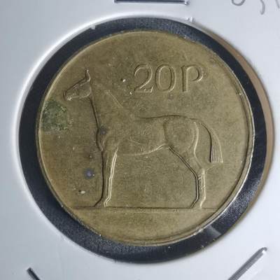 沼泽如烟--第1003场 - 爱尔兰1986年20便士