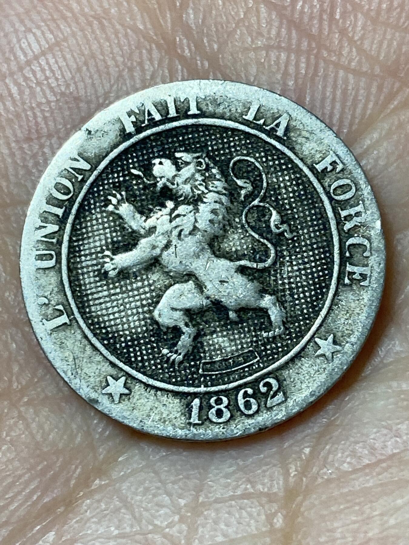 2026年第三十一场(总第二百场)英国一线回流散币新春特拍第三场(免佣金) 比利时🇧🇪1862年5分(利奥波德一世时期)