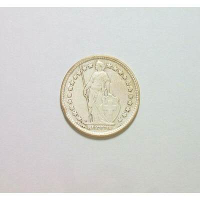 【银】瑞士1934年 女神站像1/2法郎银币 极美品 - 【银】瑞士1934年 女神站像1/2法郎银币 极美品