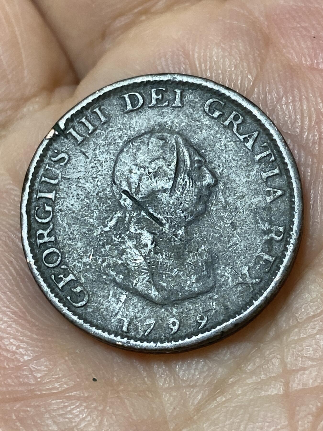 2026年第三十一场(总第二百场)英国一线回流散币新春特拍第三场(免佣金) 少见好品–英国🇬🇧1799年1法新(乔治三世时期)