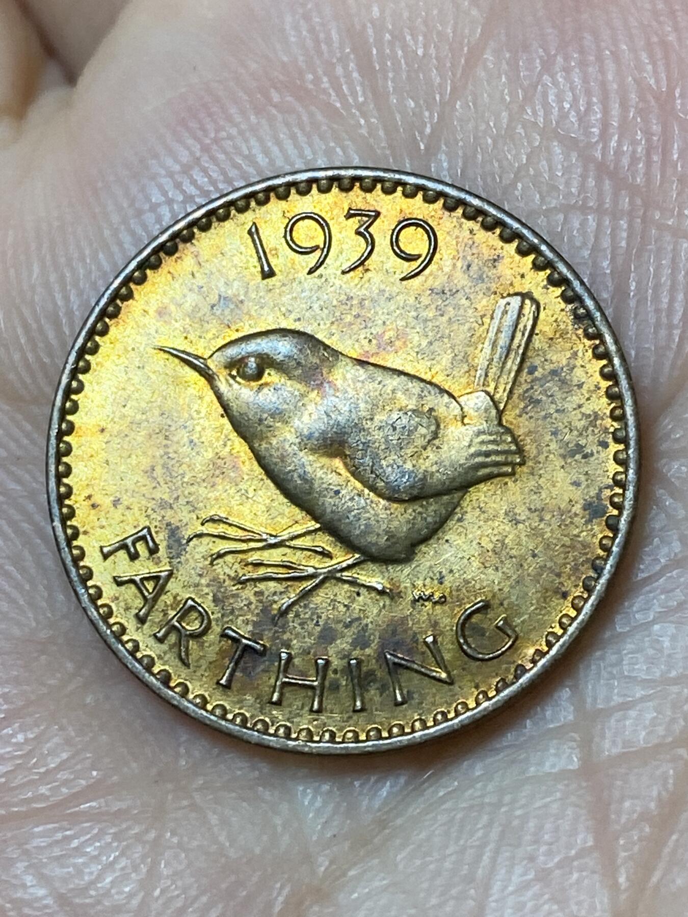 2026年第三十一场(总第二百场)英国一线回流散币新春特拍第三场(免佣金) 光品–英国🇬🇧1939年1法新(乔治六世第一版)