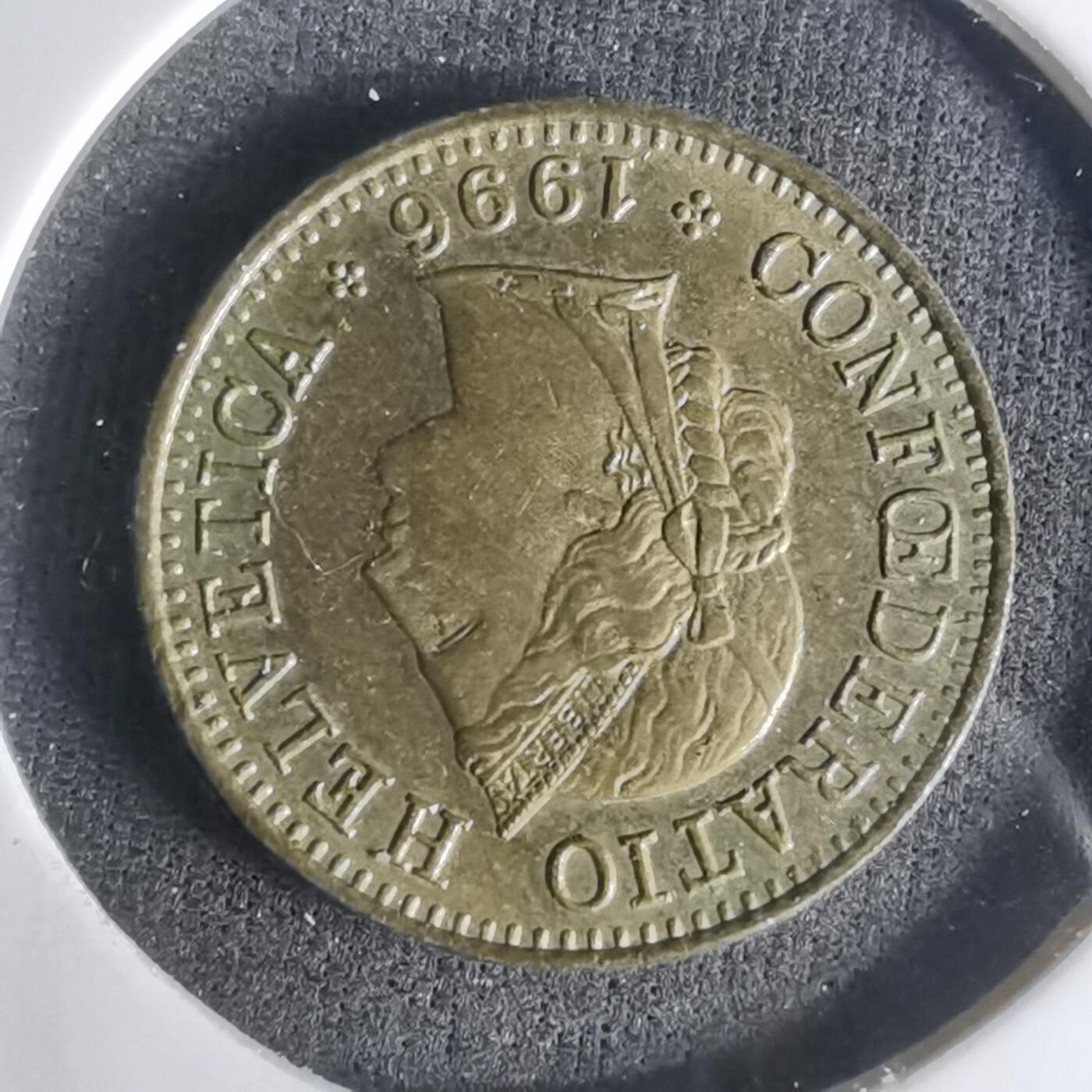 沼泽如烟--第1003场 瑞士1996年五分