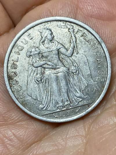 2026年第三十一场(总第二百场)英国一线回流散币新春特拍第三场(免佣金) 法属波利尼西亚🇵🇫1979年2法郎