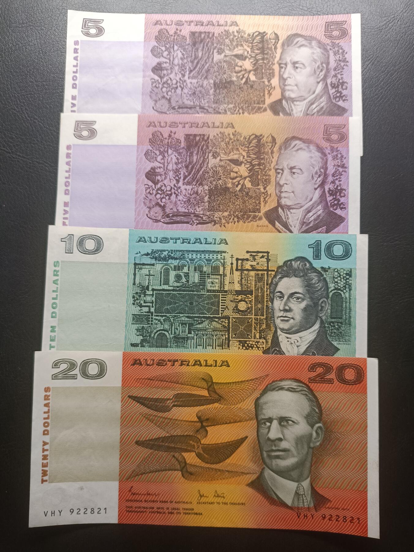 【年后首拍！】2026二月第三期，总217期 澳大利亚纸币批量四张流通品相—AUNC