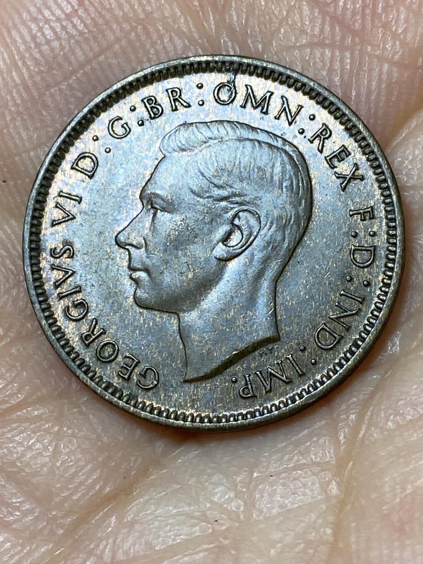 2026年第三十一场(总第二百场)英国一线回流散币新春特拍第三场(免佣金) 英国🇬🇧1941年1法新(乔治六世第一版)