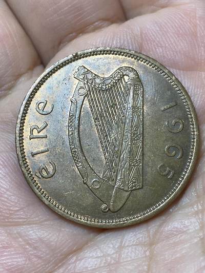 2026年第三十一场(总第二百场)英国一线回流散币新春特拍第三场(免佣金) 爱尔兰🇮🇪1965年1便士(共和国时期第一套)