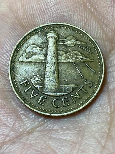 2026年第三十一场(总第二百场)英国一线回流散币新春特拍第三场(免佣金) - 巴巴多斯🇧🇧1973年5分(第一版)