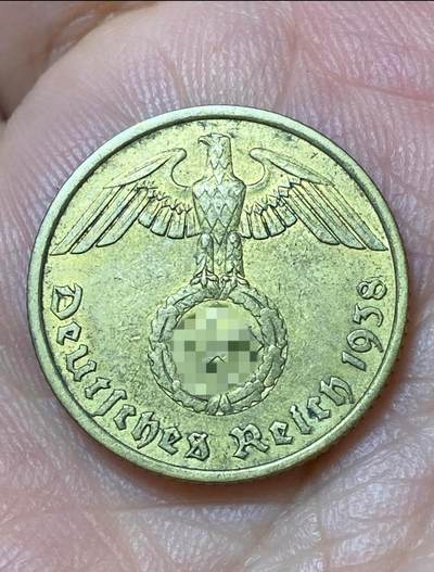 2026年第三十一场(总第二百场)英国一线回流散币新春特拍第三场(免佣金) 德意志第三帝国1938年10芬尼(A标，柏林造)