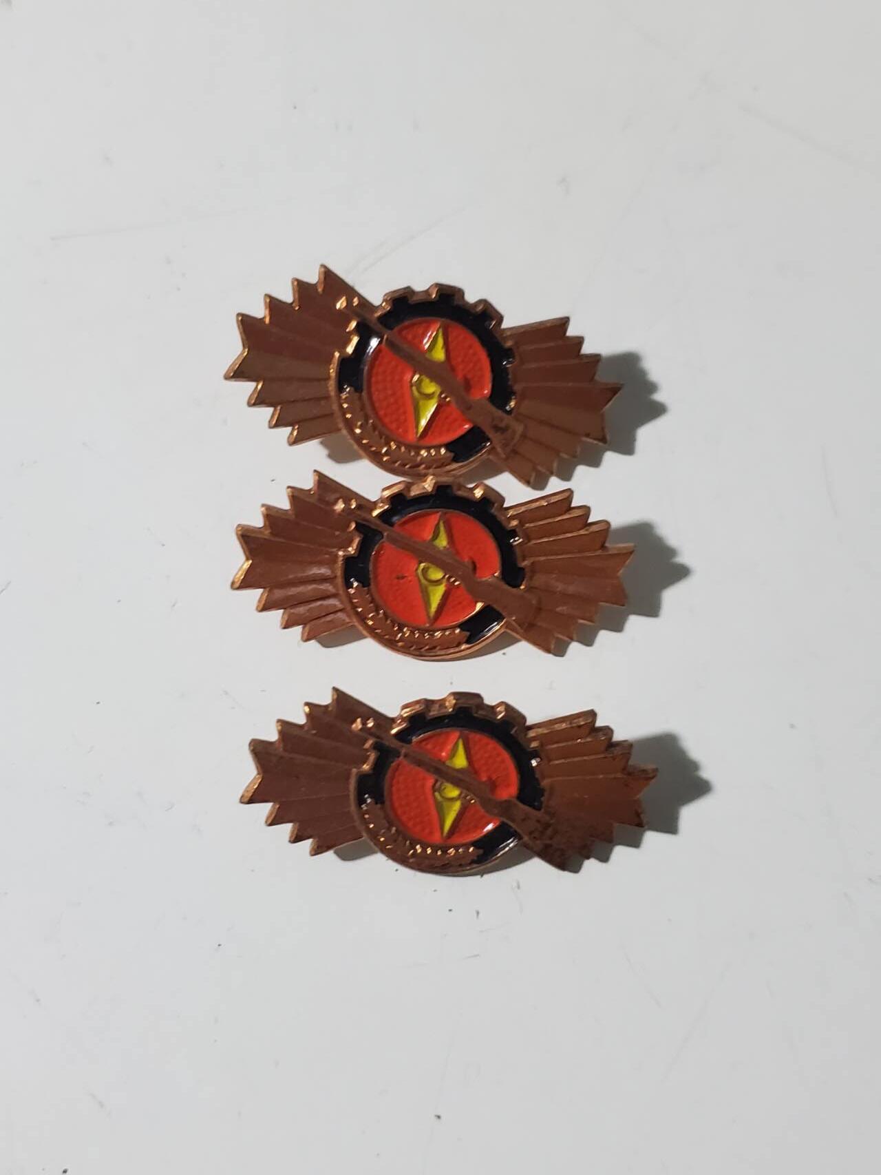 韵星假日军品类拍卖第42期 -- Rimey Holidays Militaria Auction 42 民主德国gst铜级射击证章一组三枚