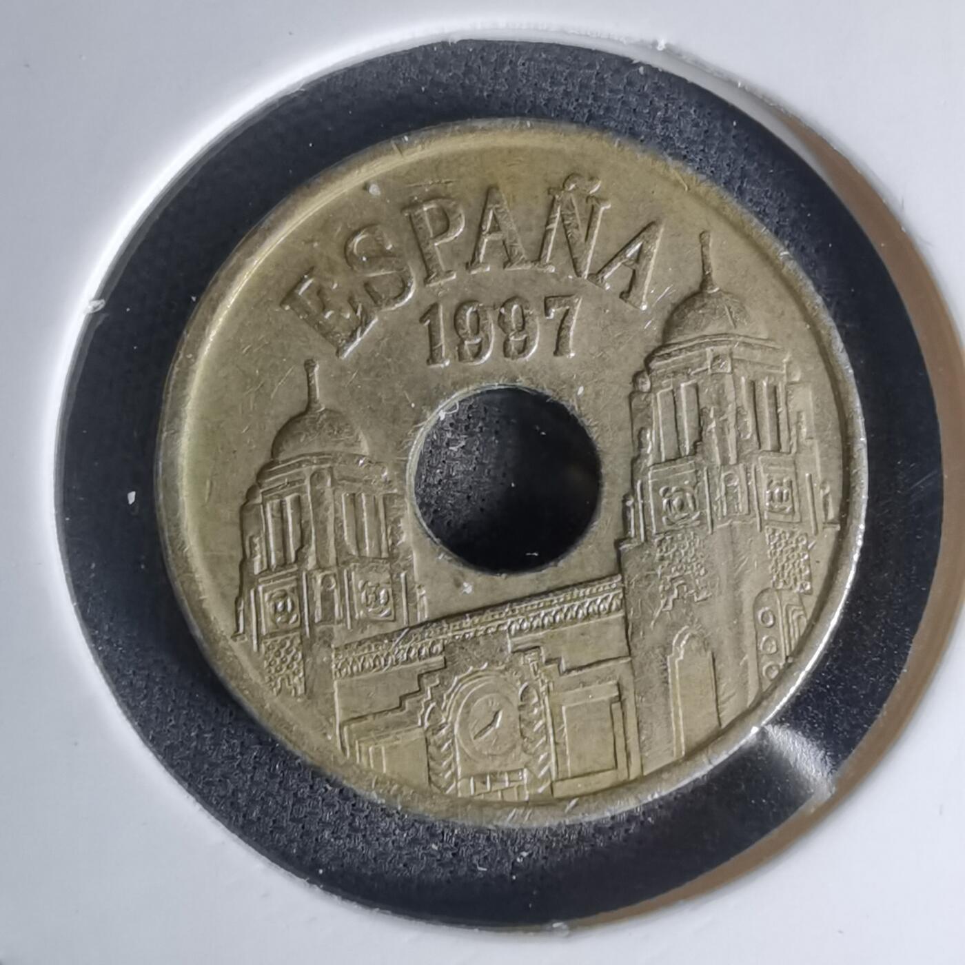 沼泽如烟--第1003场 西班牙1997年25比塞塔