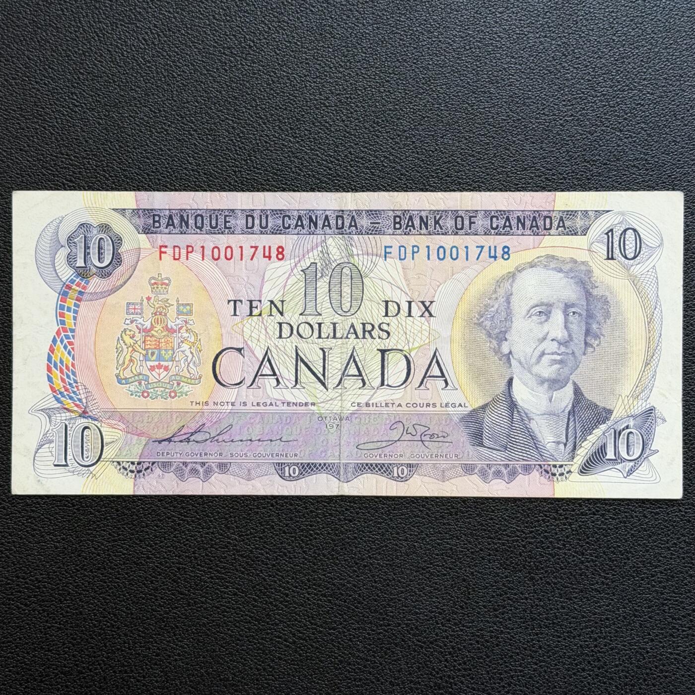 ＜星葵🌻钱币社＞非全新纸币场第70期·3月1日发货 加拿大1971年10元纸币