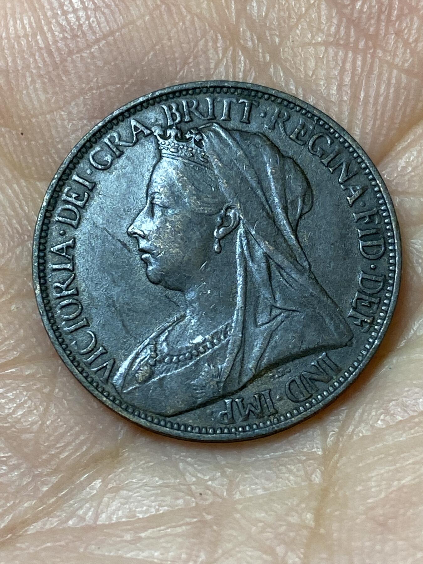 2026年第三十一场(总第二百场)英国一线回流散币新春特拍第三场(免佣金) 好品–英国🇬🇧1901年1法新(维多利亚女王逝世年，老年披纱关门年)