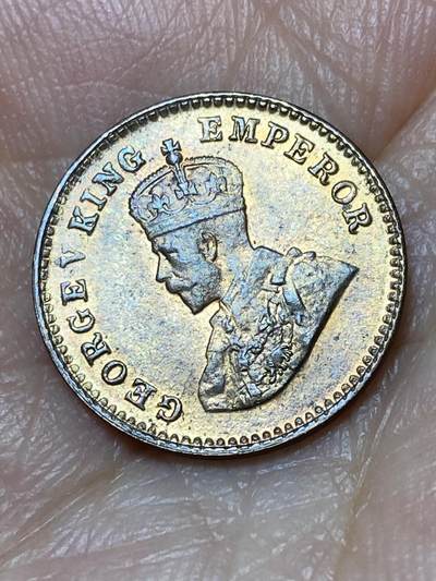 2026年第三十一场(总第二百场)英国一线回流散币新春特拍第三场(免佣金) 原光好品–英属印度1920年1/12安娜(乔治五世时期，c版加尔各答造)