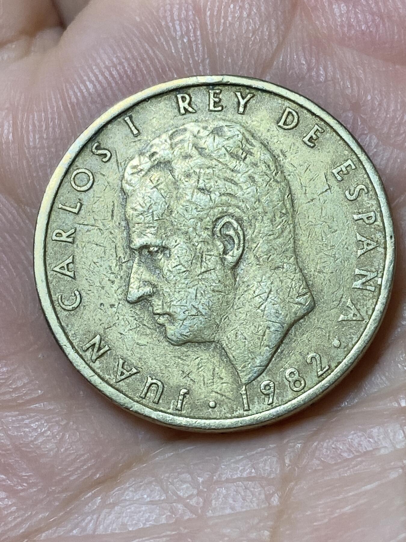 2026年第三十一场(总第二百场)英国一线回流散币新春特拍第三场(免佣金) 西班牙🇪🇸1982年100比塞塔(胡安·卡洛斯一世第二版，首发年)