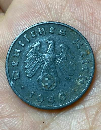 2026年第三十一场(总第二百场)英国一线回流散币新春特拍第三场(免佣金) 德意志第三帝国1940年10芬尼(B标，维也纳造)