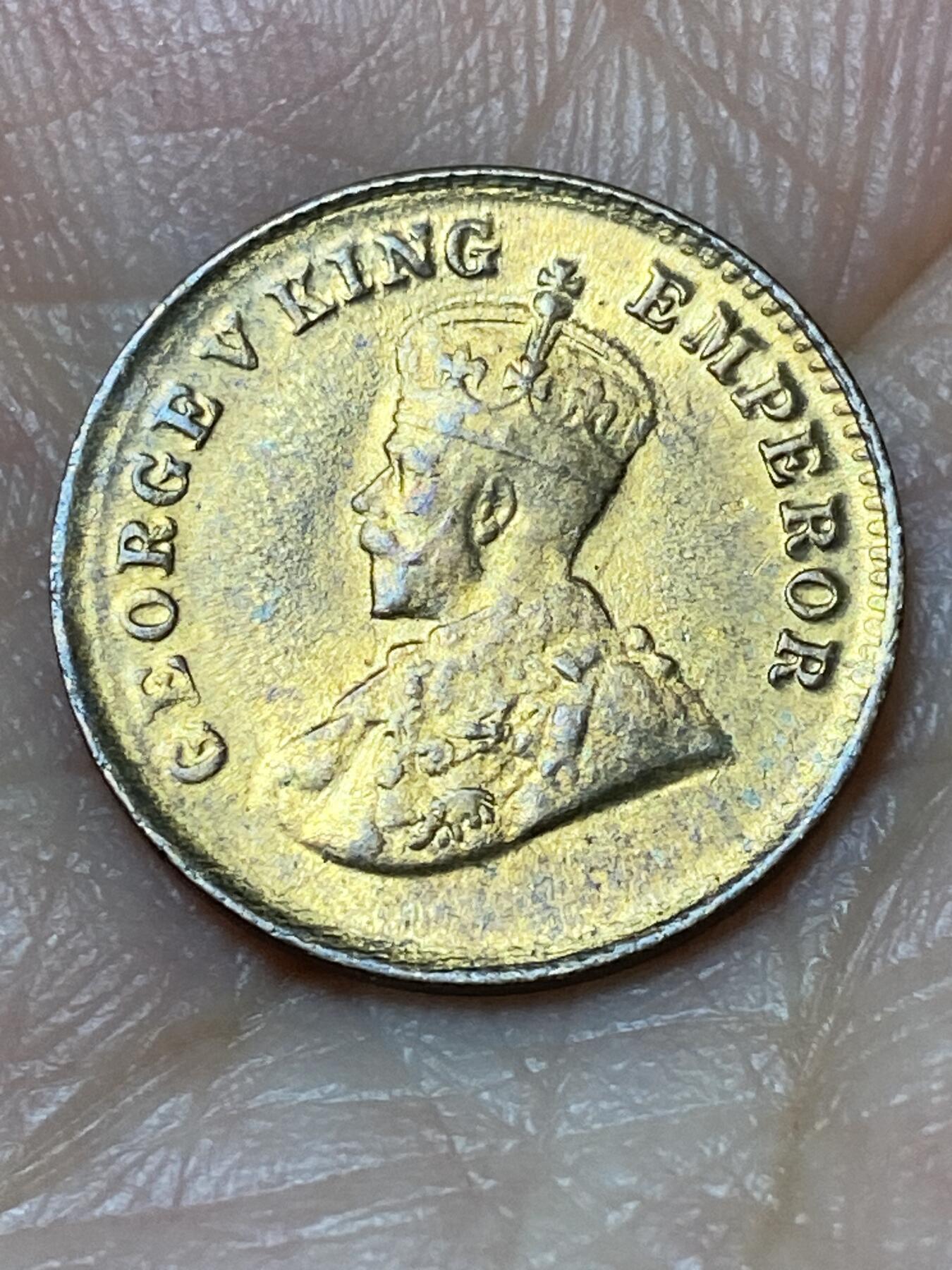 2026年第三十一场(总第二百场)英国一线回流散币新春特拍第三场(免佣金) 原光好品–英属印度1920年1/12安娜(乔治五世时期，c版加尔各答造)