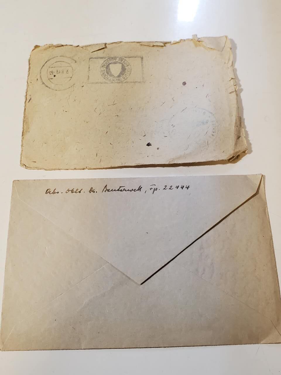 韵星假日军品类拍卖第42期 -- Rimey Holidays Militaria Auction 42 nazi战地军邮邮封和单邮封面一对