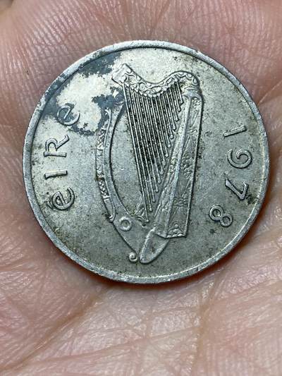 2026年第三十一场(总第二百场)英国一线回流散币新春特拍第三场(免佣金) 爱尔兰🇮🇪1978年5便士(共和国第二套第一版)