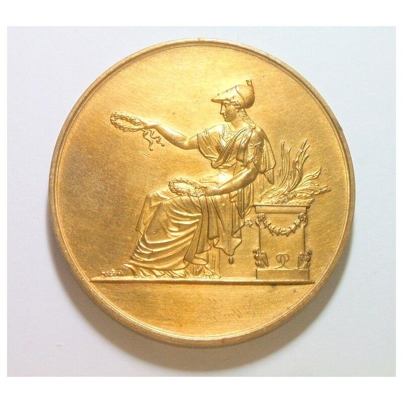 【旋风钱币】2月22日19:00准时开拍 精美欧洲币章、银币银章、第三帝国钱币、手串手镯紫砂壶等 全场包邮！ 法国1900年 女神玛丽安娜坐像高浮雕精制大镀金章 50MM