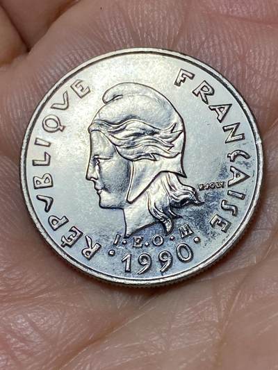 2026年第三十一场(总第二百场)英国一线回流散币新春特拍第三场(免佣金) 法属新喀里多尼亚🇳🇨1990年10法郎