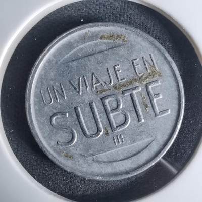 沼泽如烟--第1003场 - 阿根廷布宜诺斯艾利斯地铁（Subte）的单程代币（Token）