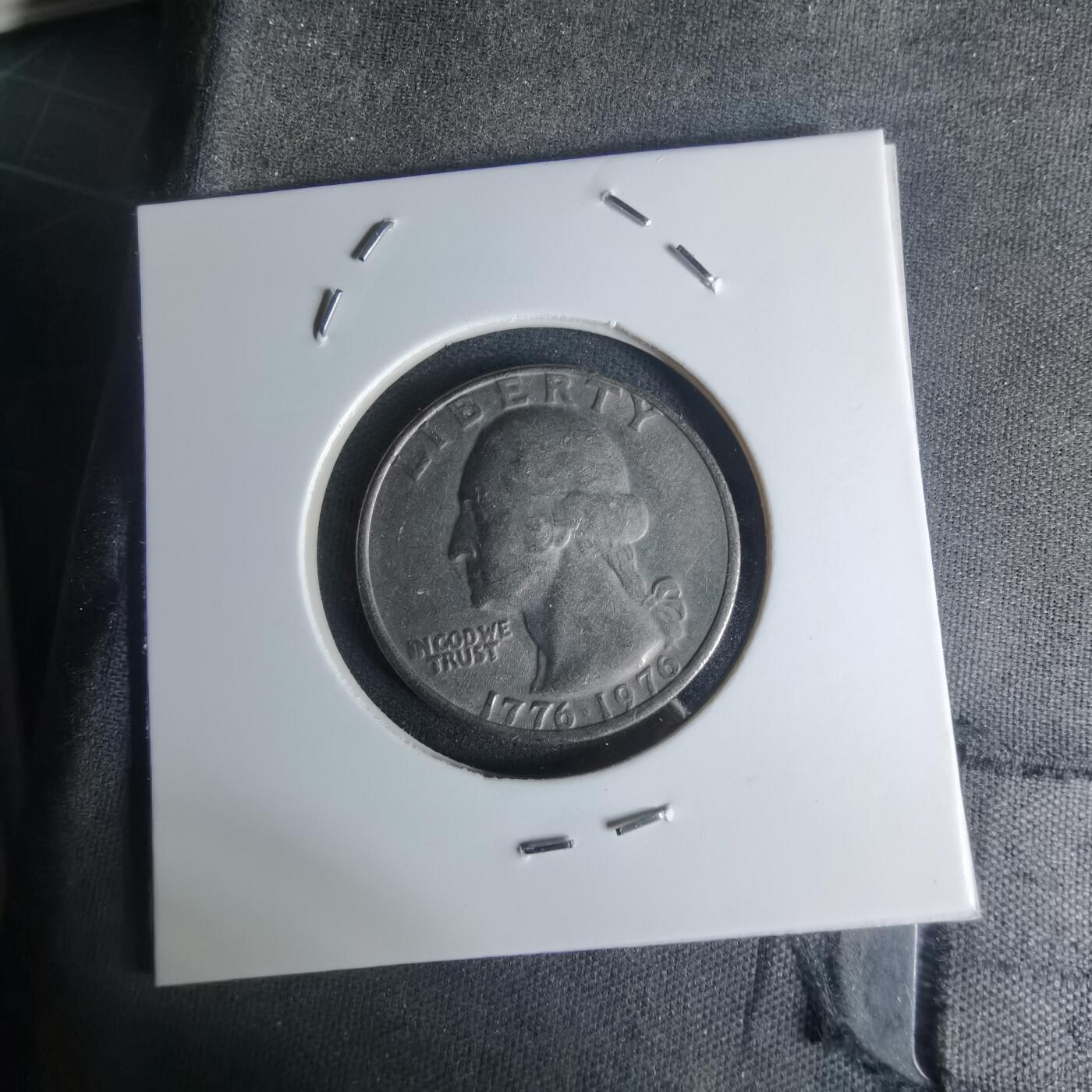 沼泽如烟--第1003场 美国1976年25分纪念币