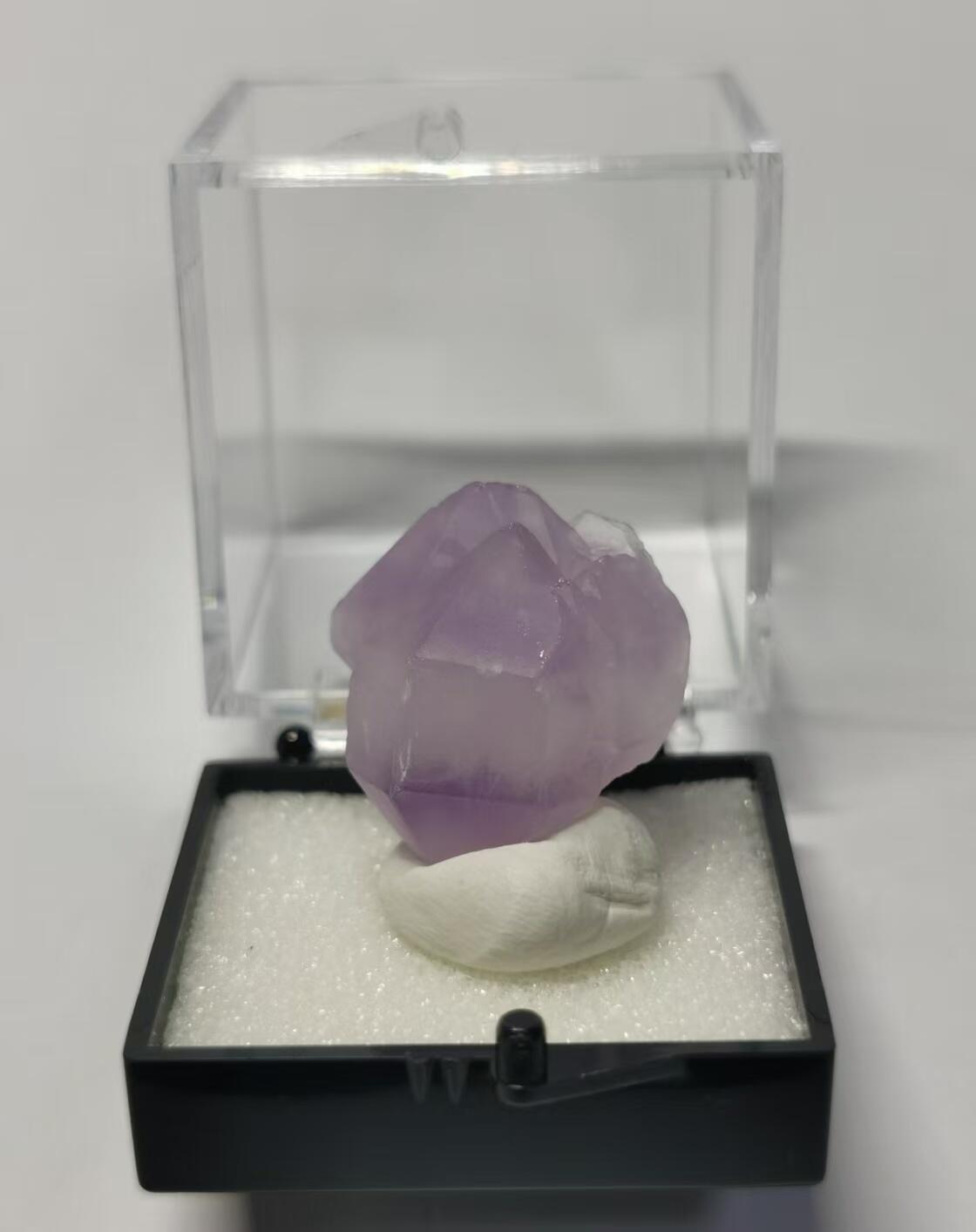 七河·世界世界币章杂件矿标化石小拍（总第38期） 藏家出品 X750（2）马达加斯加紫水晶原石矿标（盒子矿） 本件拍品由合作藏家邮寄