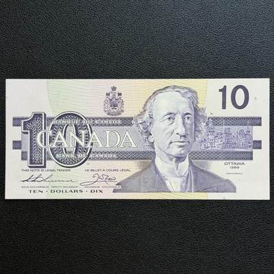 ＜星葵🌻钱币社＞非全新纸币场第70期·3月1日发货 - 加拿大1989年10元纸币