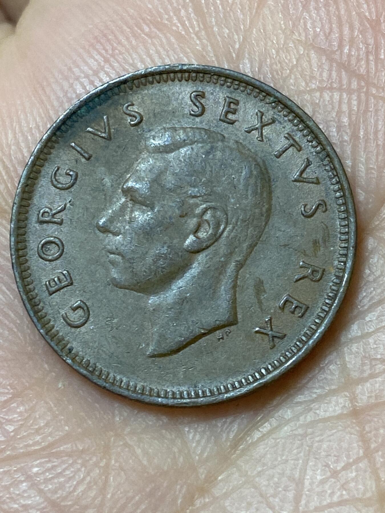 2026年第三十一场(总第二百场)英国一线回流散币新春特拍第三场(免佣金) 好品–英属南非1949年1/4便士(等值1法新，乔治六世第二版)