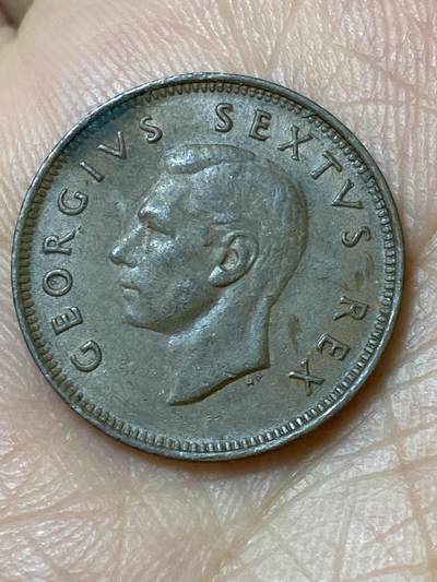 2026年第三十一场(总第二百场)英国一线回流散币新春特拍第三场(免佣金) 好品–英属南非1949年1/4便士(等值1法新，乔治六世第二版)