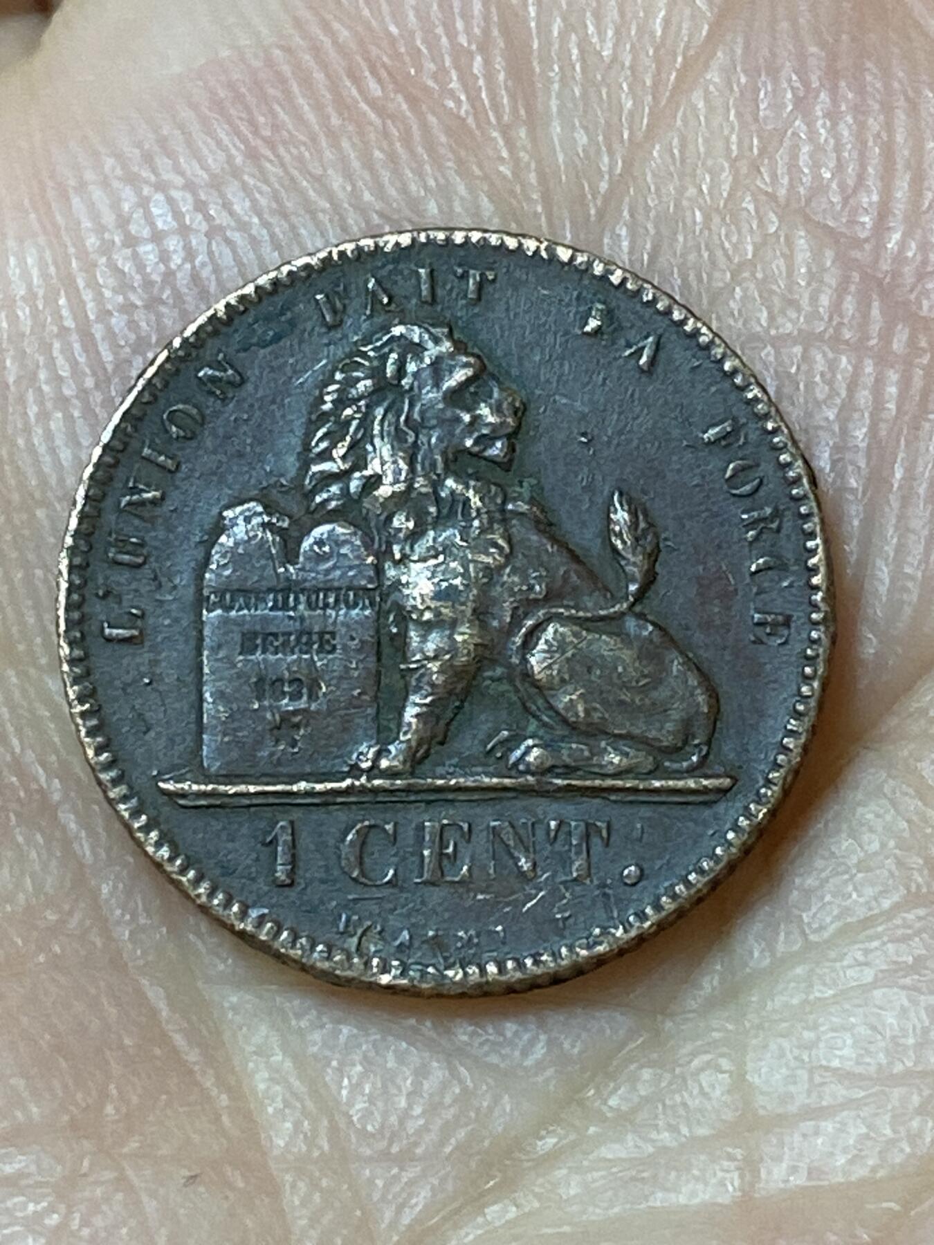 2026年第三十一场(总第二百场)英国一线回流散币新春特拍第三场(免佣金) 比利时🇧🇪1869年1分(利奥波德二世第一版)