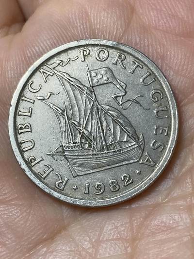 2026年第三十一场(总第二百场)英国一线回流散币新春特拍第三场(免佣金) - 葡萄牙🇵🇹1982年5埃斯库多(共和国时期第五套)