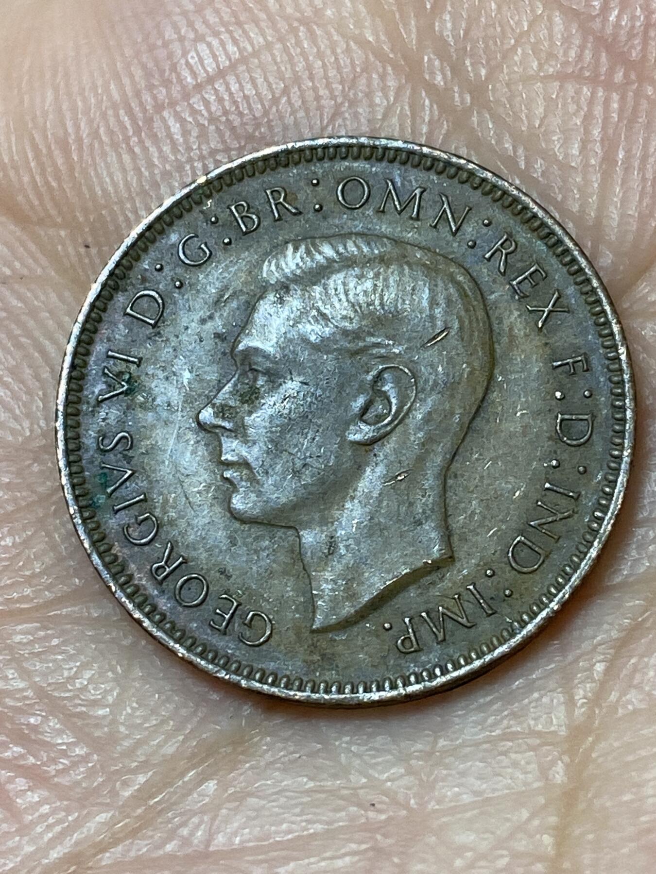 2026年第三十一场(总第二百场)英国一线回流散币新春特拍第三场(免佣金) 英国🇬🇧1942年1法新(乔治六世第一版)