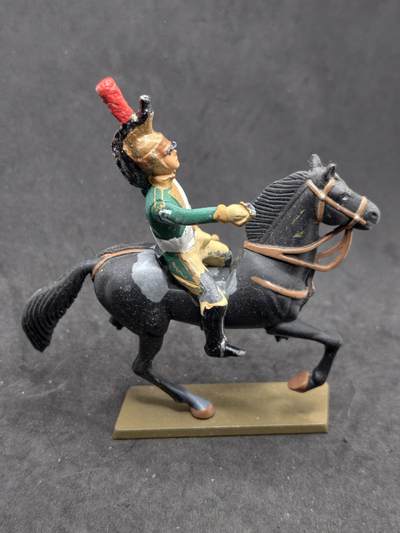 凯旋世界勋赏（持续上新中）（第22期新年大拍）（欢迎送拍）（对拍品有疑问请询问客服，不接受到手刀，出价默认拍品品相。请认真阅读拍卖规则！出价默认已认可！）（收到货请录制开箱视频，无视频概不处理问题。） - 是拿破仑战争时期法国龙骑兵（Dragoon）的兵人模型