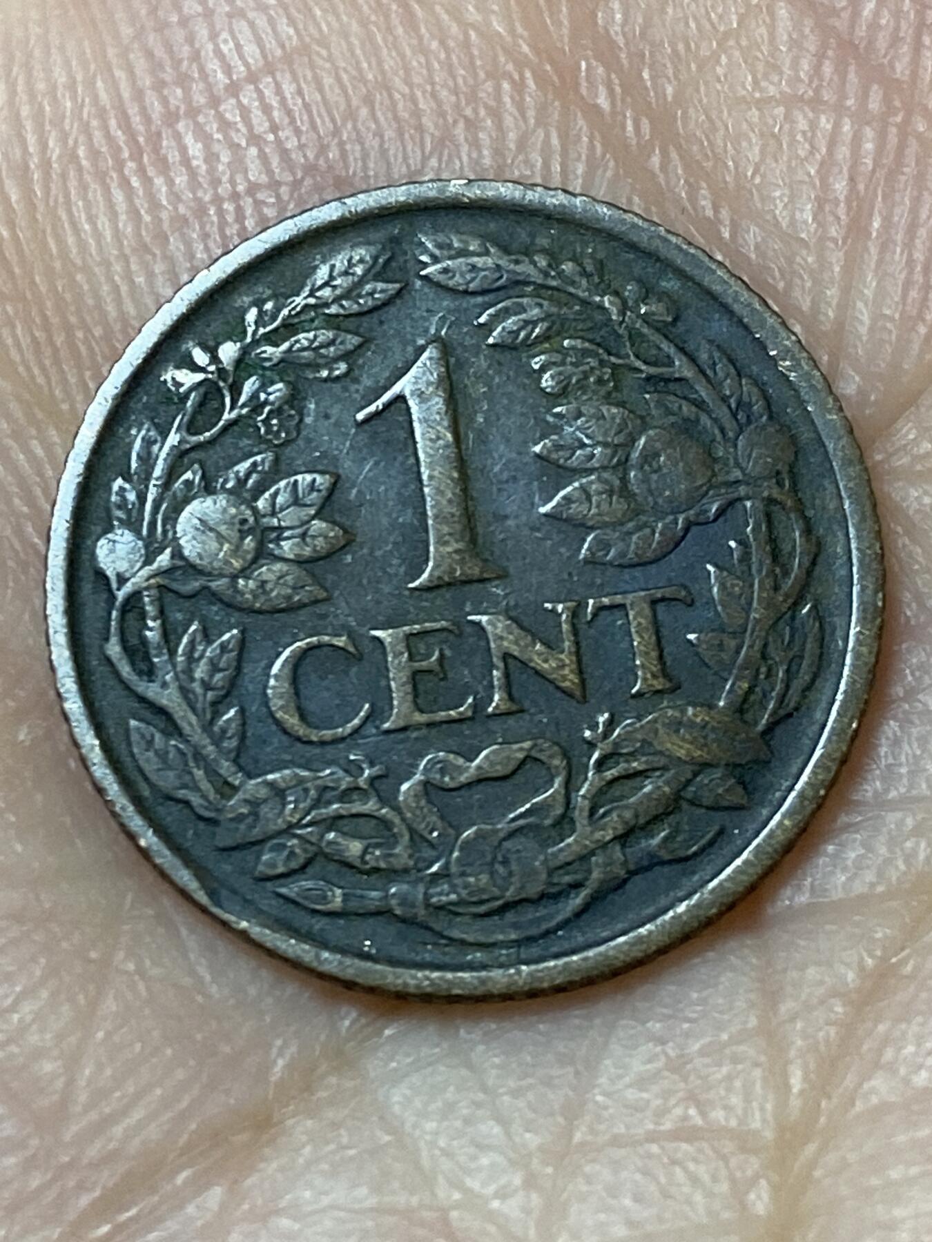 2026年第三十一场(总第二百场)英国一线回流散币新春特拍第三场(免佣金) 荷兰🇳🇱1921年1分(威廉明娜女王，Seahorse –海马标)