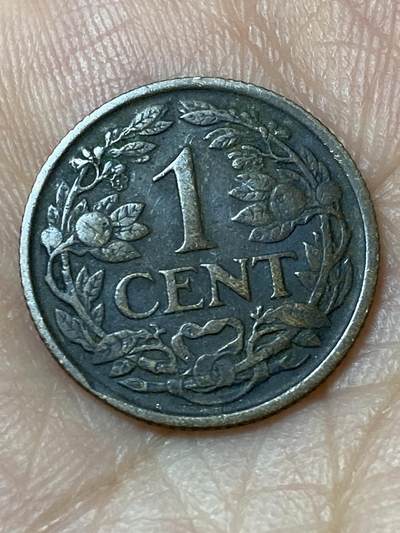 2026年第三十一场(总第二百场)英国一线回流散币新春特拍第三场(免佣金) - 荷兰🇳🇱1921年1分(威廉明娜女王，Seahorse –海马标)