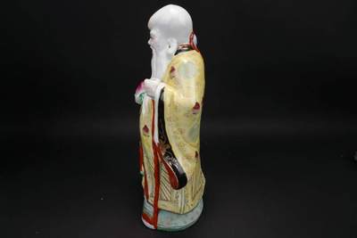 上海都达杂项专场102【全场包邮】  粉彩福、禄、寿三星大摆件 3尊85-8