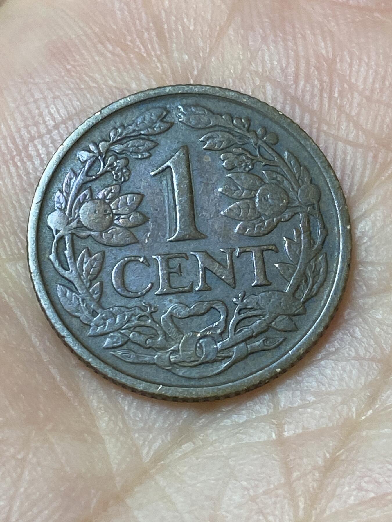 2026年第三十一场(总第二百场)英国一线回流散币新春特拍第三场(免佣金) 荷兰🇳🇱1929年1分(威廉明娜女王，Seahorse –海马标)