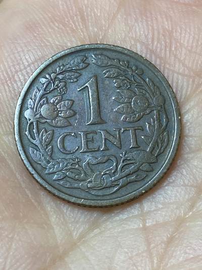 2026年第三十一场(总第二百场)英国一线回流散币新春特拍第三场(免佣金) - 荷兰🇳🇱1929年1分(威廉明娜女王，Seahorse –海马标)