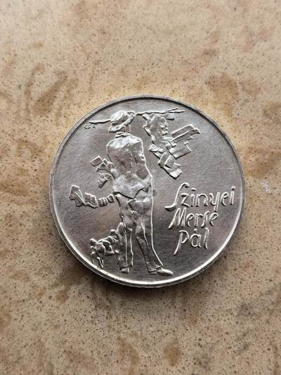 道一币馆币章第一百六十七场 - 匈牙利1976年艺术家帕尔·辛耶·默斯诞辰130周年200福林银币 28g 640s 30000