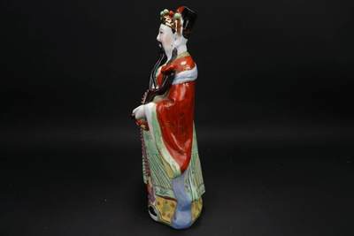 上海都达杂项专场102【全场包邮】  粉彩福、禄、寿三星大摆件 3尊85-8