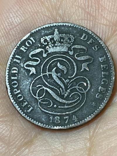 2026年第三十一场(总第二百场)英国一线回流散币新春特拍第三场(免佣金) 比利时🇧🇪1874年2分(利奥波德二世第一版)