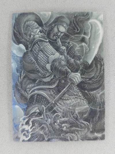 买就送PR！！龙虎卡牌-七六场（满200元包邮，无佣金，每周六结拍，欢迎送拍） - 镜面卡 星宿文创 遇见锦鲤特卡 关羽  (未撕膜)