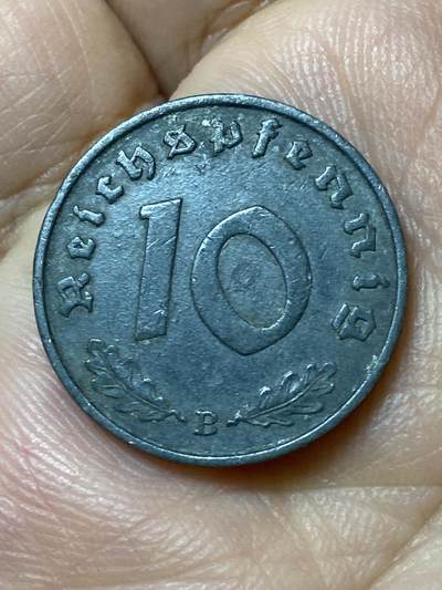 2026年第三十一场(总第二百场)英国一线回流散币新春特拍第三场(免佣金) - 德意志第三帝国1940年10芬尼(B标，维也纳造)